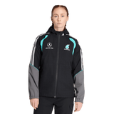 ADIDAS - Mercedes - Amg Petronas Formula 1 Team Mechanics Rain Jacket - Donna - Black - image 2