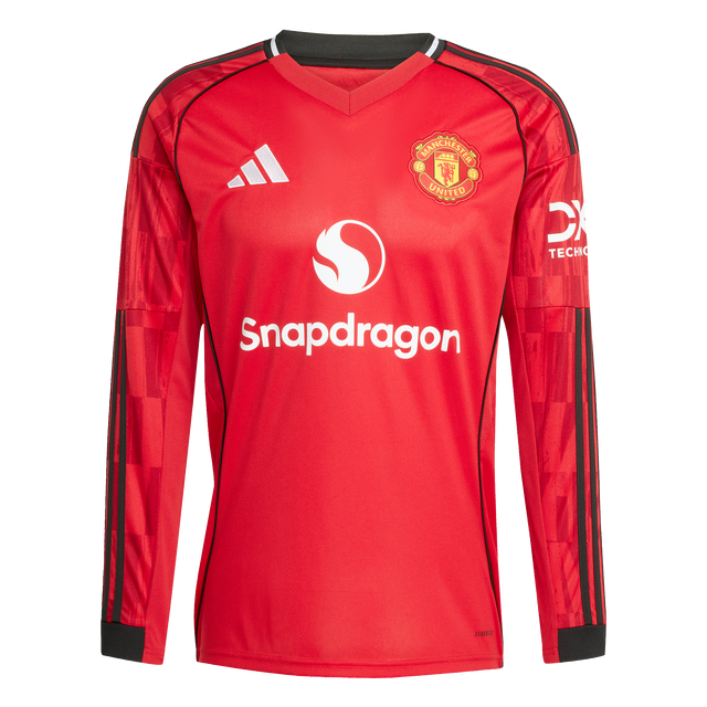 ADIDAS - Maglia Da Casa A Manica Lunga 25/26 Manchester United - Uomo - Red - image 1