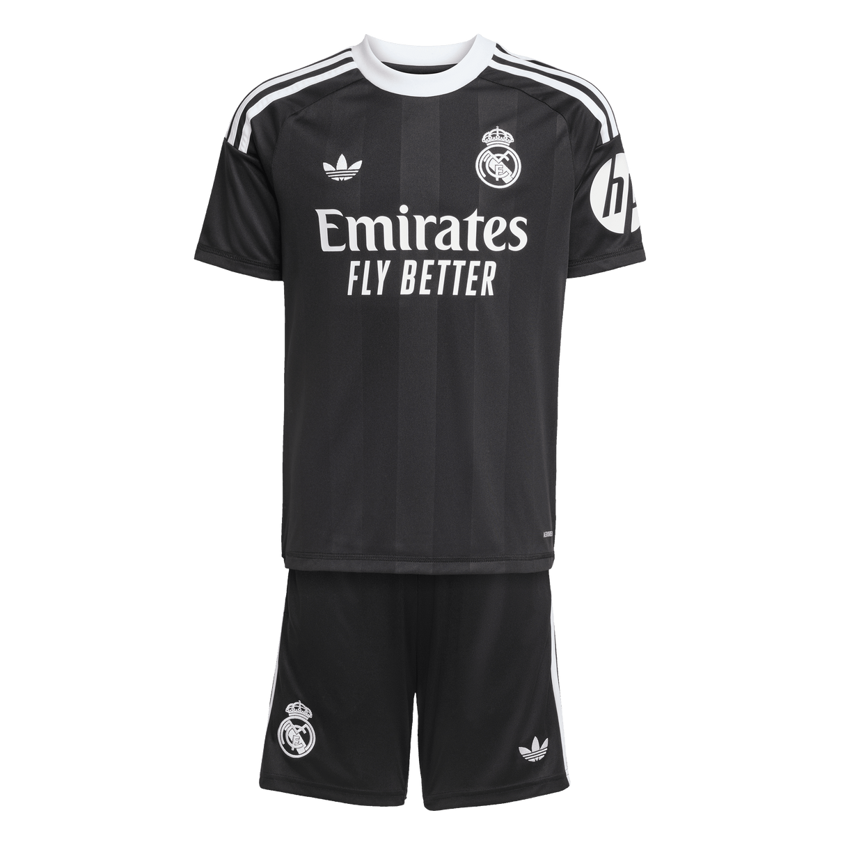 ADIDAS - Real Madrid 25/26 Third Goalkeeper Kids Kit - Black - image 2