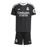 ADIDAS - Real Madrid 25/26 Third Goalkeeper Kids Kit - Black - image 2