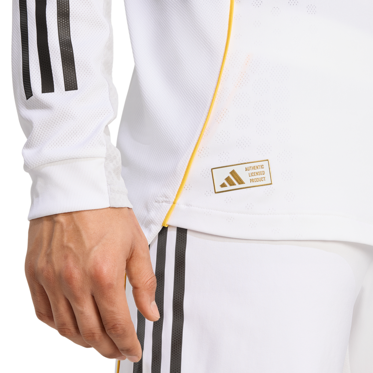 ADIDAS - Maglia Home Authentic Long Sleeve Real Madrid 25/26 - Uomo - White - image 8