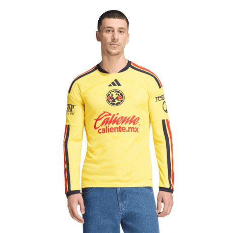 ADIDAS - Club America 26/27 Home Jersey Long Sleeve - Uomo - Black - image 3