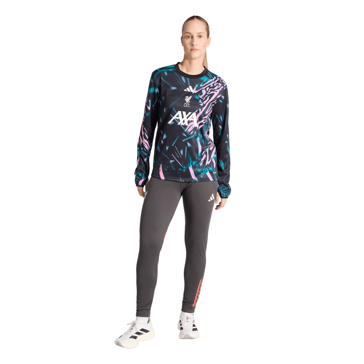 ADIDAS - Liverpool Fc 25/26 Pre Match Warm Top - Donna - Black - image 4