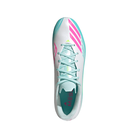 ADIDAS - F50 Messi League Firm Ground / Multi Ground Football Boots - White - image 2