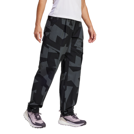 ADIDAS - Pantaloni TERREX Xploric Cargo Printed - Donna - Black - image 4