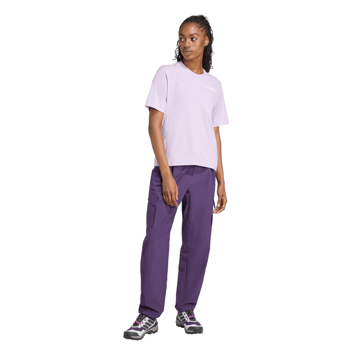 ADIDAS - Pantaloni TERREX Xploric Cargo - Donna - Purple - image 5