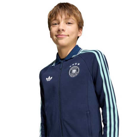 ADIDAS - Germany Away Anthem Jacket Kids - Blue - image 5