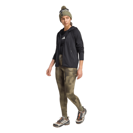 ADIDAS - TERREX Xperior CLIMAWARM+ Ventknit Fleece Hooded Jacket - Donna - Black - image 5