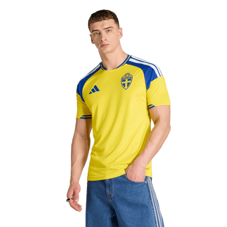 ADIDAS - Maglia Home Svezia 26 - Uomo - Yellow - image 3