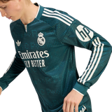 ADIDAS - Real Madrid 26/27 Away Authentic Jersey Long Sleeve - Uomo - Blue - image 7