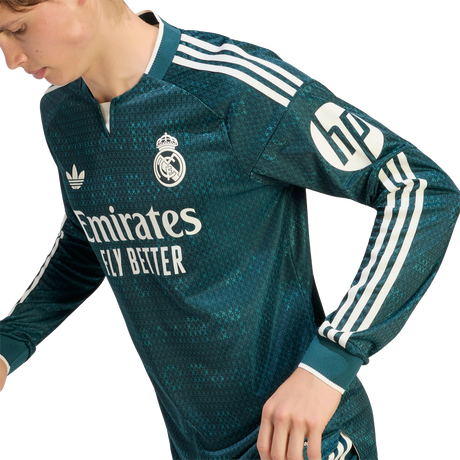 ADIDAS - Real Madrid 26/27 Away Authentic Jersey Long Sleeve - Uomo - Blue - image 7