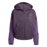 ADIDAS - Z.N.E. Adidas Felpa Con Cappuccio E Zip Integrale - Donna - Purple - image 1