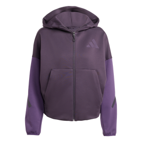 ADIDAS - Z.N.E. Adidas Felpa Con Cappuccio E Zip Integrale - Donna - Purple - image 1