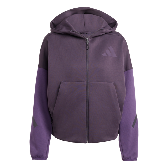 ADIDAS - Z.N.E. Adidas Felpa Con Cappuccio E Zip Integrale - Donna - Purple - image 1