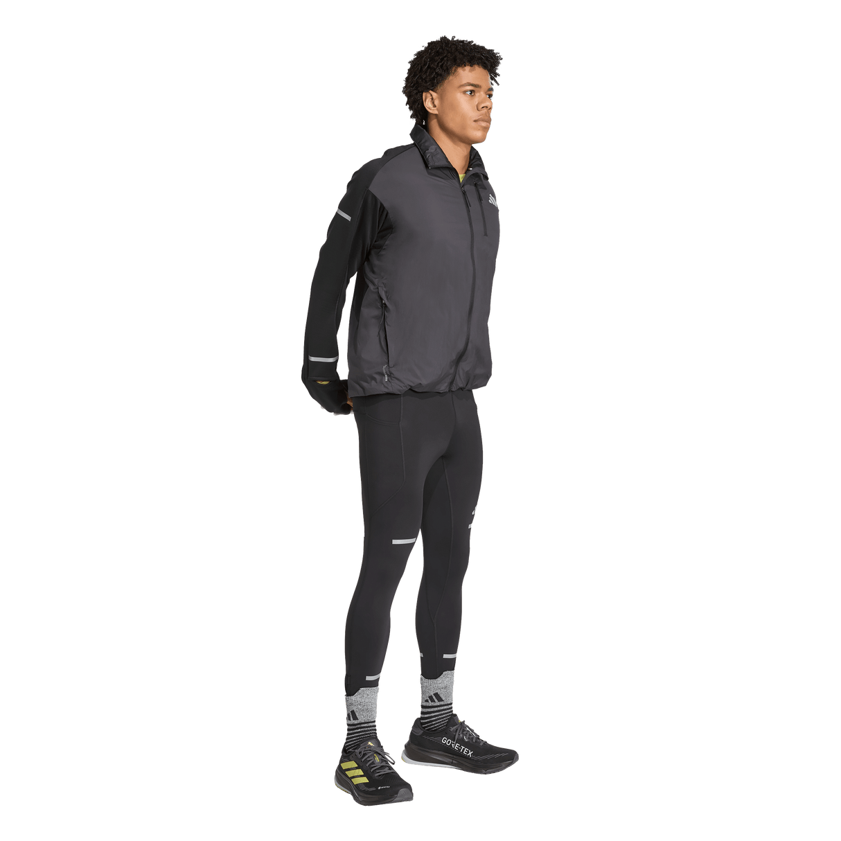 ADIDAS - Giacca Da Running Adi365 CLIMAWARM - Uomo - Black - image 4