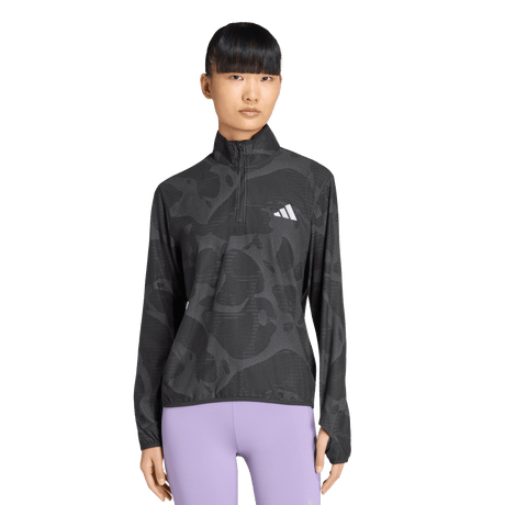 ADIDAS - Adi365 Running Half Zip - Donna - Black - image 2