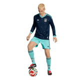 ADIDAS - Germany 26 Away Authentic Long Sleeve Jersey - Uomo - Blue - image 6