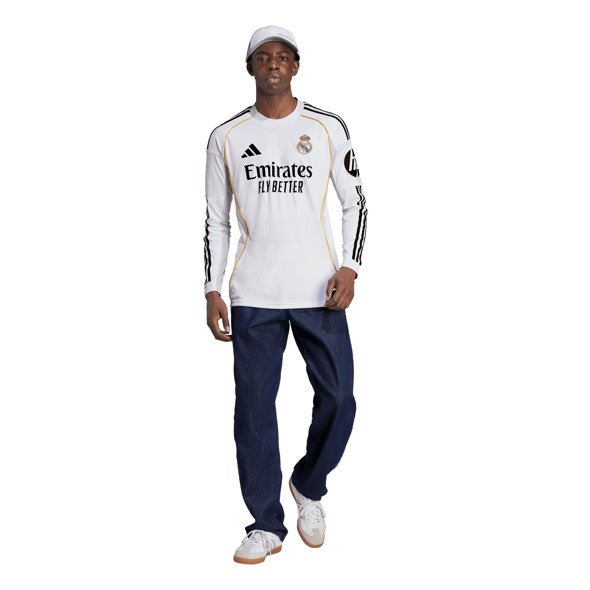 ADIDAS - Maglia Home Long Sleeve Real Madrid 25/26 - Uomo - White - image 5