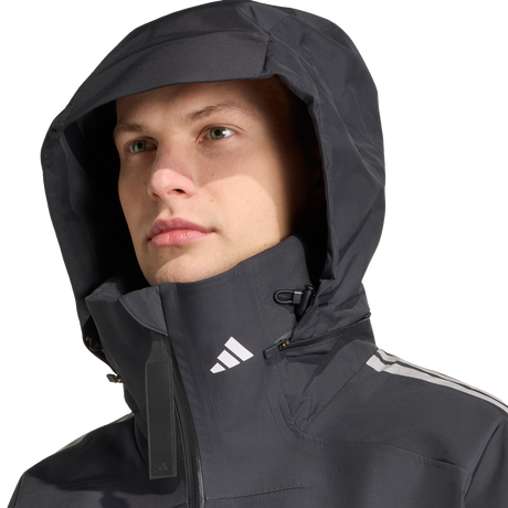ADIDAS - Parka Antipioggia Mercedes - Amg Petronas Formula 1 Team Engineers - Uomo - Black - image 6