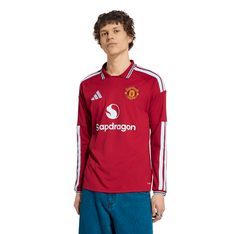 ADIDAS - Manchester United 26/27 Home Jersey Long Sleeve - Uomo - Red - image 3