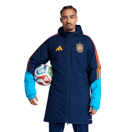 ADIDAS - Spain 26 Tiro Stadium Parka - Uomo - Blue - image 2