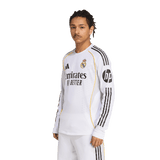 ADIDAS - Maglia Home Authentic Long Sleeve Real Madrid 25/26 - Uomo - White - image 3