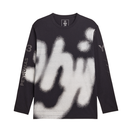 ADIDAS - Y-3 Mercedes - Amg Petronas Formula 1 Team Yohji Graphic Long Sleeve Tee - Black - image 1