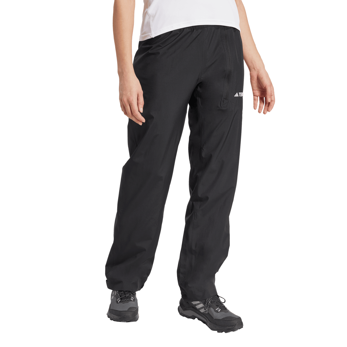 ADIDAS - Pantaloni Antipioggia TERREX Multi CLIMAPROOF A Due Strati - Donna - Black - image 4