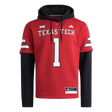 ADIDAS - Maglia Con Cappuccio Home Texas Tech - Uomo - Red - image 1