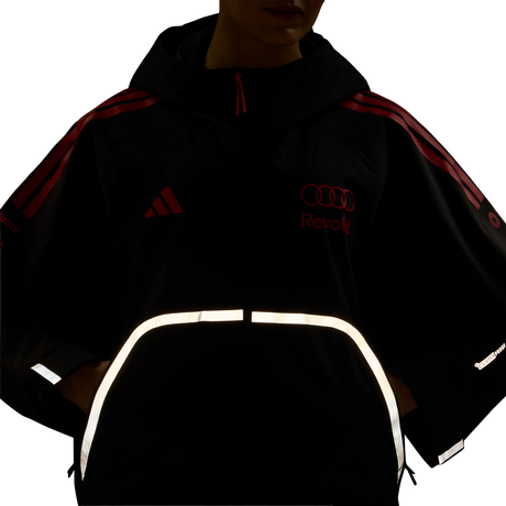 ADIDAS - Audi Revolut Formula One Team 2026 Mechanics Rain Jacket - Donna - Black - image 7