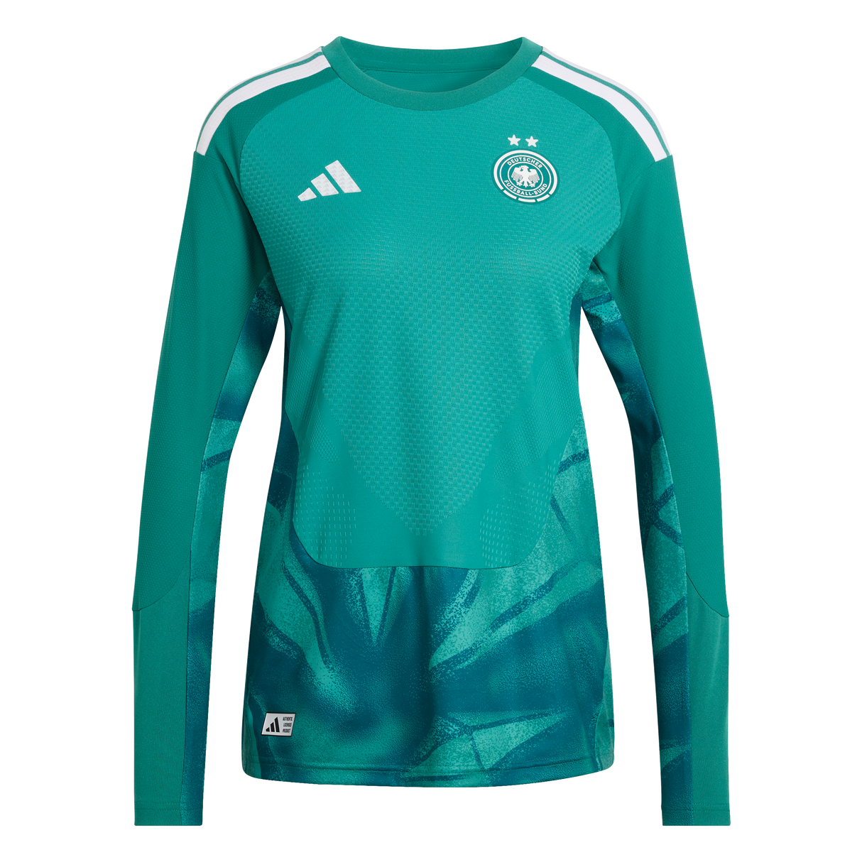 ADIDAS - Germany 26 Home Authentic Goalkeeper Long Sleeve Jersey - Donna - Green - image 1