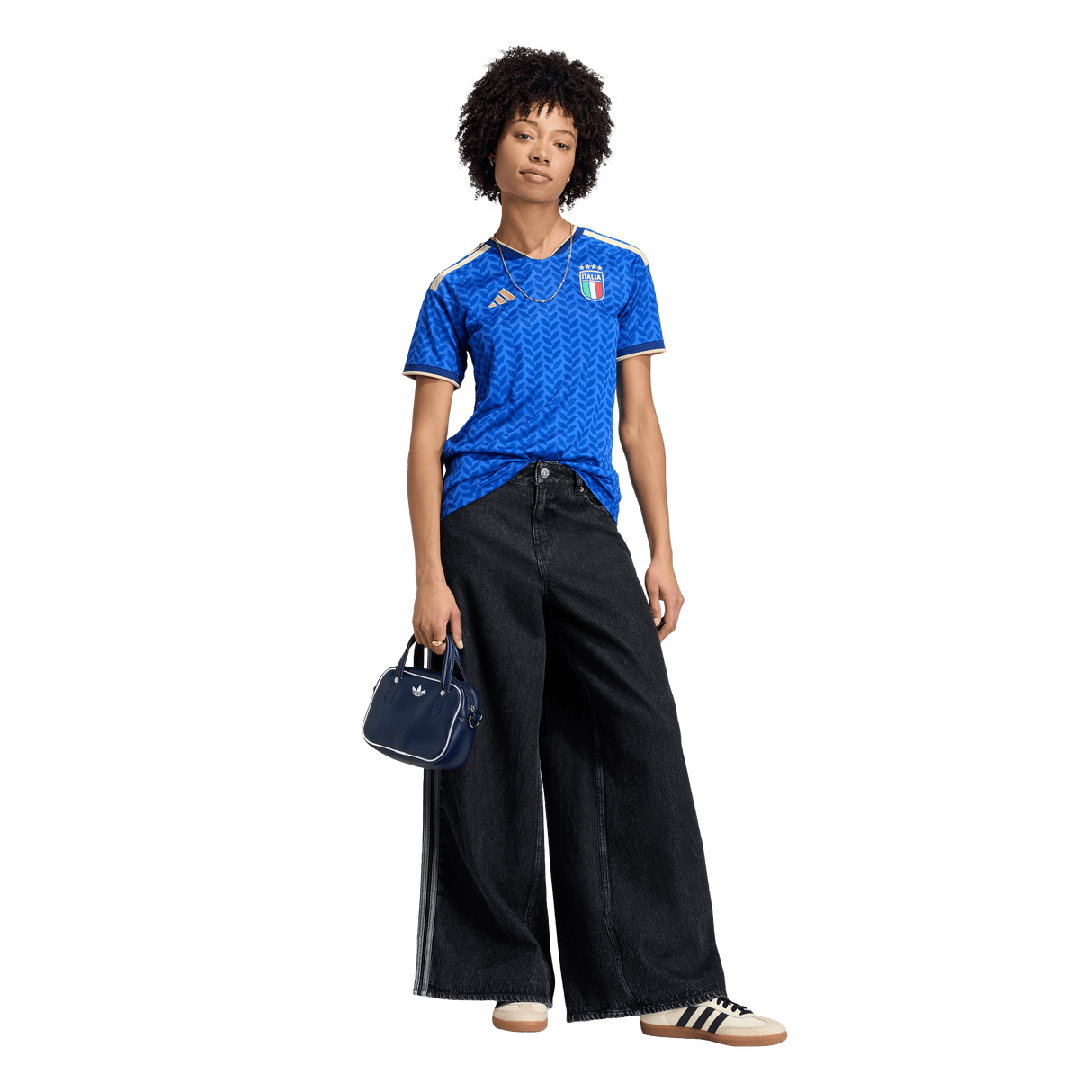 ADIDAS - Italia 26 Maglia Home - Donna - Blue - image 5