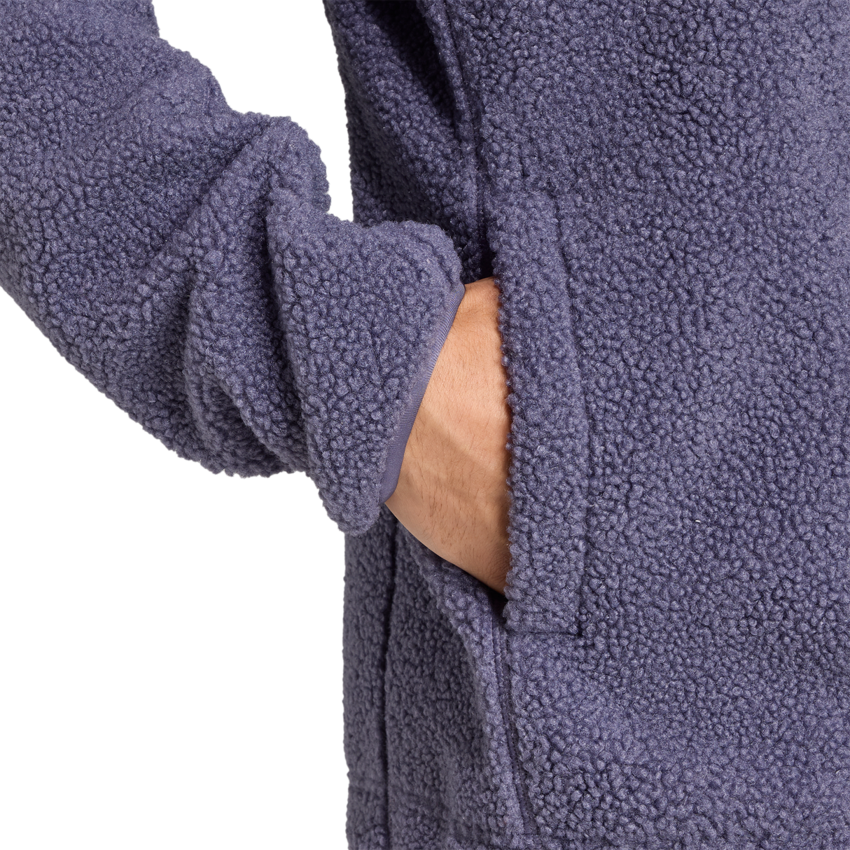 ADIDAS - Felpa TERREX Xploric High Pile Fleece Pullover - Uomo - Purple - image 6