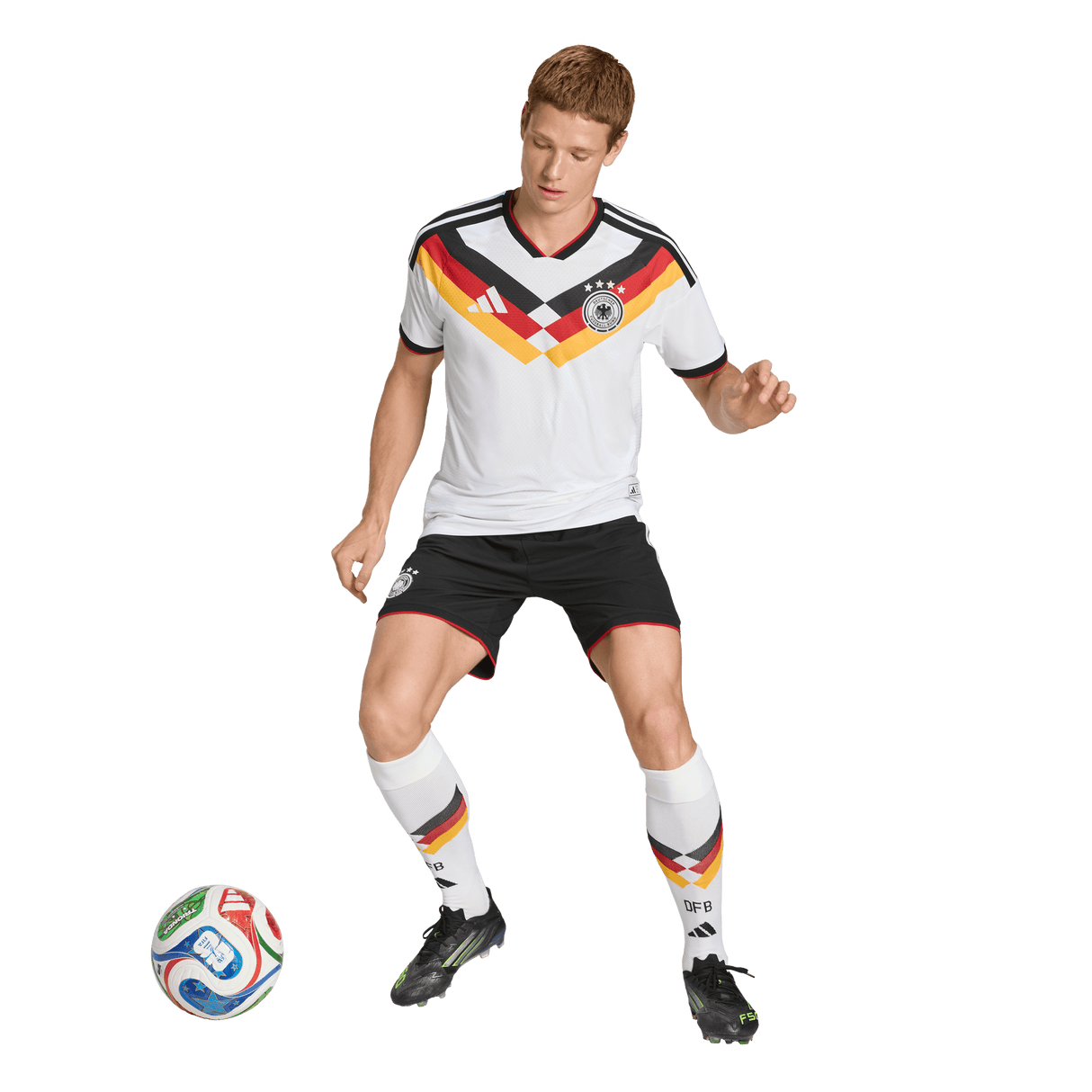 ADIDAS - Maglia Home Authentic Germany 26 - Uomo - White - image 5