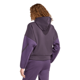 ADIDAS - Z.N.E. Adidas Felpa Con Cappuccio E Zip Integrale - Donna - Purple - image 3