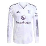 ADIDAS - Maglia Manchester United 25/26 A Manica Lunga Da Trasferta Autentica - Uomo - White - image 1