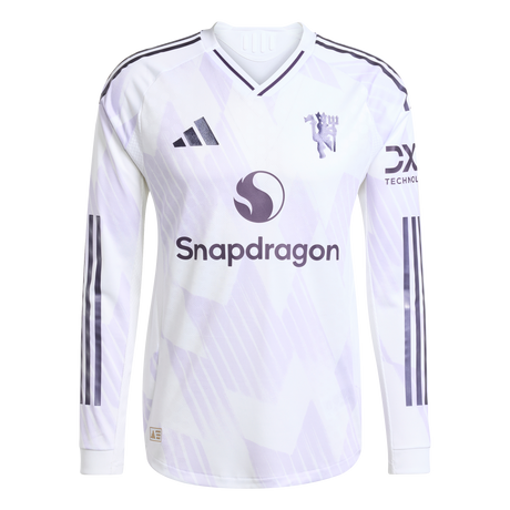 ADIDAS - Maglia Manchester United 25/26 A Manica Lunga Da Trasferta Autentica - Uomo - White - image 1