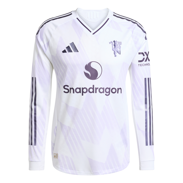 ADIDAS - Maglia Manchester United 25/26 A Manica Lunga Da Trasferta Autentica - Uomo - White - image 1