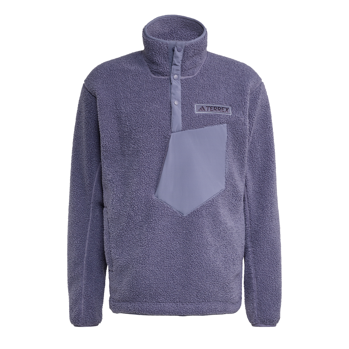ADIDAS - Felpa TERREX Xploric High Pile Fleece Pullover - Uomo - Purple - image 1