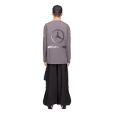 ADIDAS - Y-3 Mercedes - Amg Petronas Formula 1 Team Chaos Logo Long Sleeve Tee - Grey - image 3