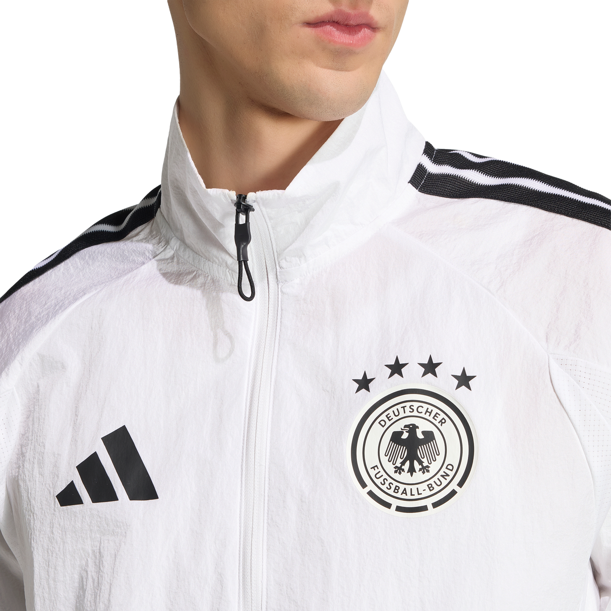 ADIDAS - Germany Home Anthem Jacket - Uomo - White - image 6