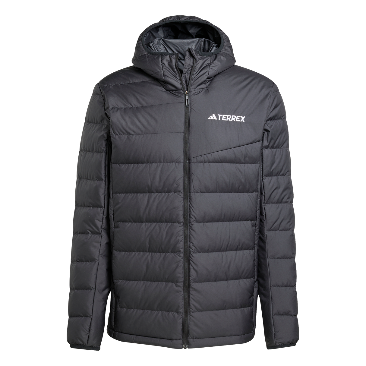 ADIDAS - Giacca TERREX Multi Light Down CLIMAWARM Hooded - Uomo - Black - image 1