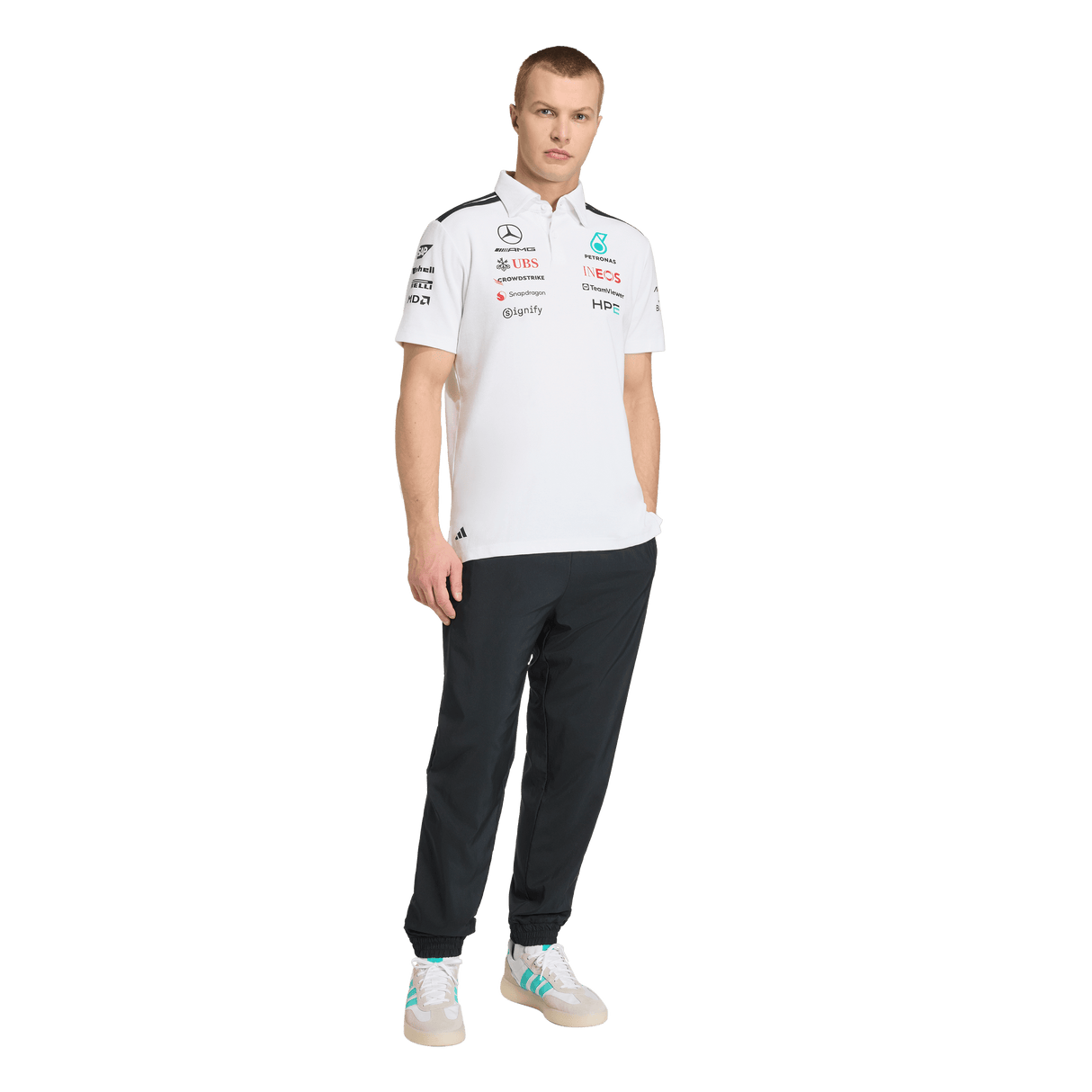 ADIDAS - Polo Mercedes-Amg Petronas Formula 1 Team Engineers - Uomo - image 12