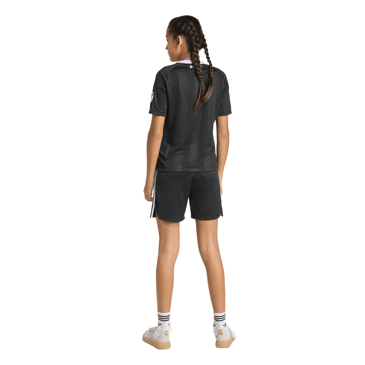 ADIDAS - Real Madrid 25/26 Third Goalkeeper Kids Kit - Black - image 7