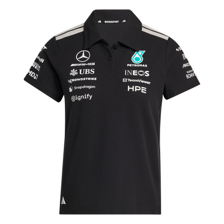 ADIDAS - Mercedes - Amg Petronas Formula 1 Team Engineers Polo Regular - Donna - Black - image 1