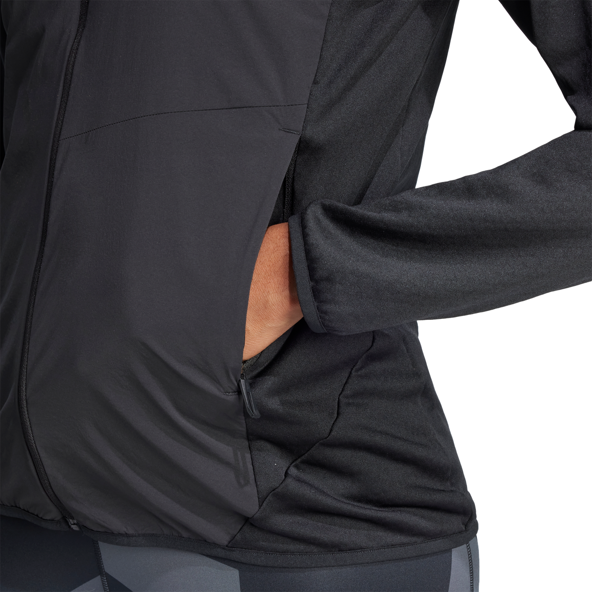 ADIDAS - Giacca Con Cappuccio TERREX Xperior CLIMAWARM+ Wind Light Fleece - Donna - image 6
