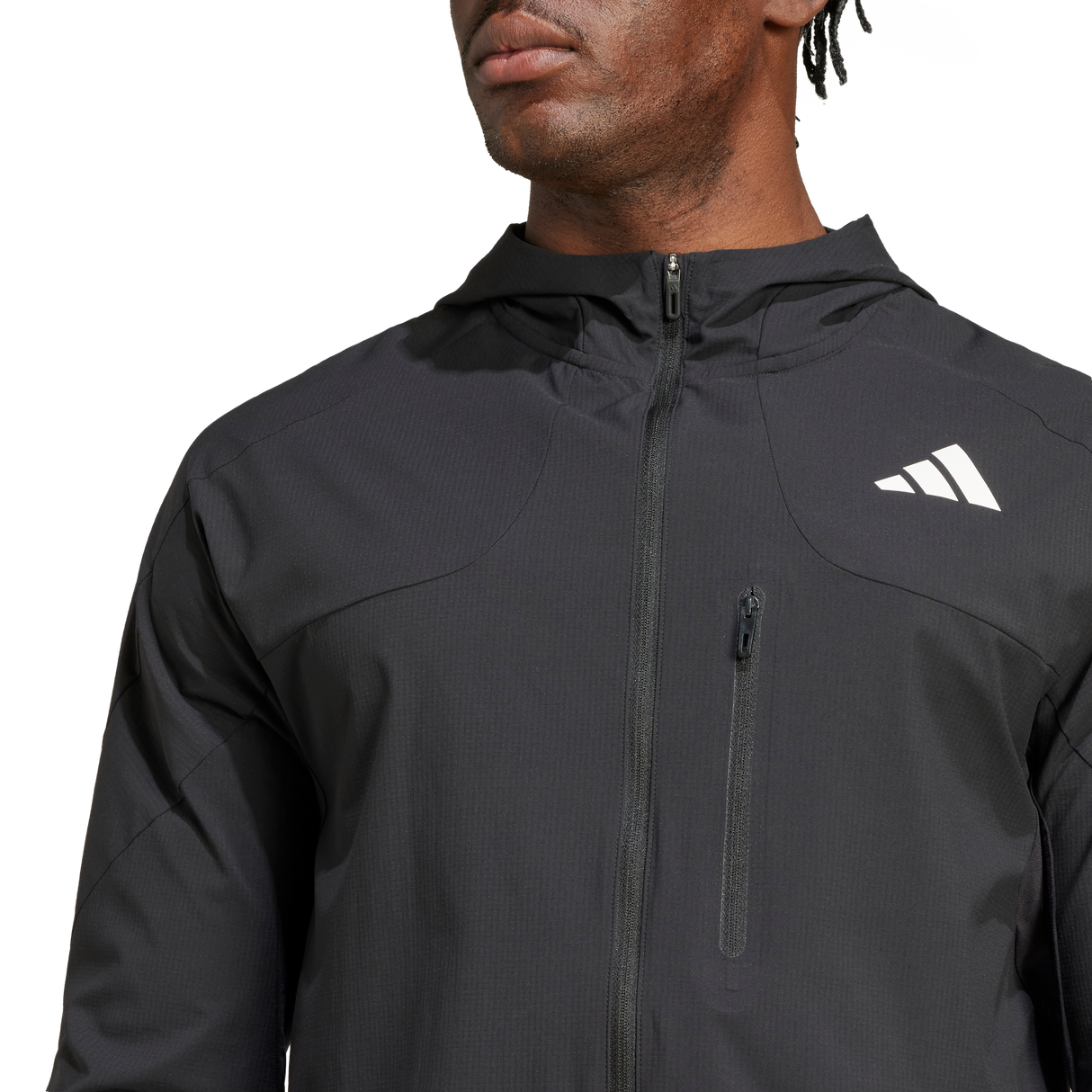 ADIDAS - Giacca Da Running Adizero - Uomo - Black - image 6