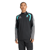 ADIDAS - Mercedes - Amg Petronas Formula 1 Team Mechanics Quarter Zip - Uomo - Black - image 2