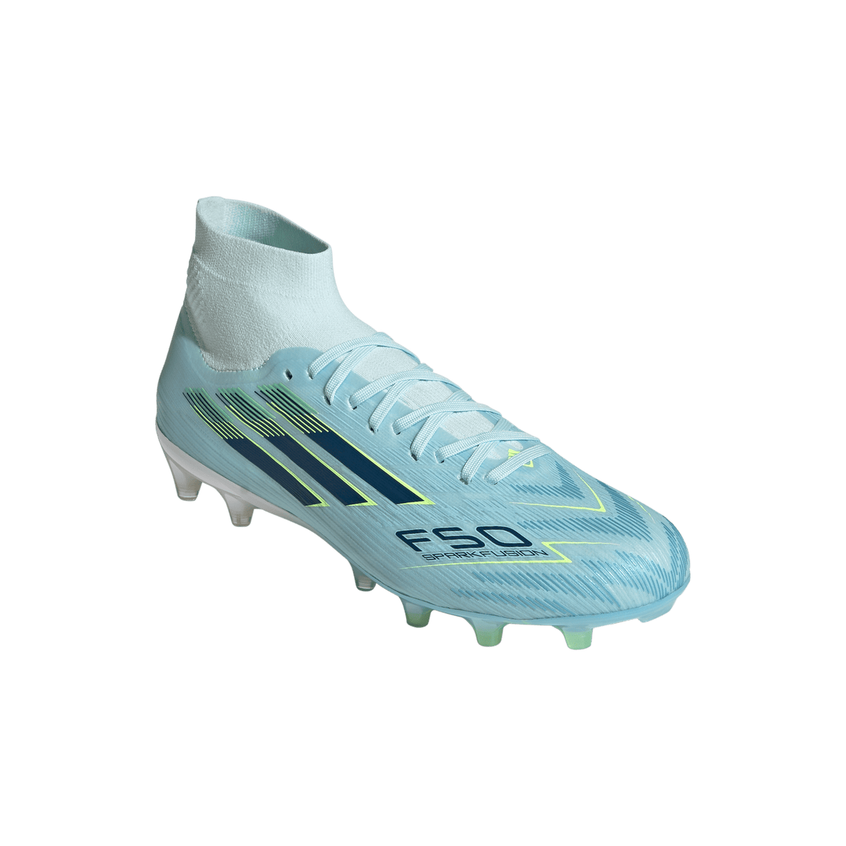 ADIDAS - Scarpe Da Calcio Per Terreni Naturali Compatti/Superfici In Erba Artificiale F50 Sparkfusion Pro Mid Cut - Donna - image 15
