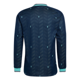 ADIDAS - Germany 26 Away Authentic Long Sleeve Jersey - Uomo - Blue - image 2